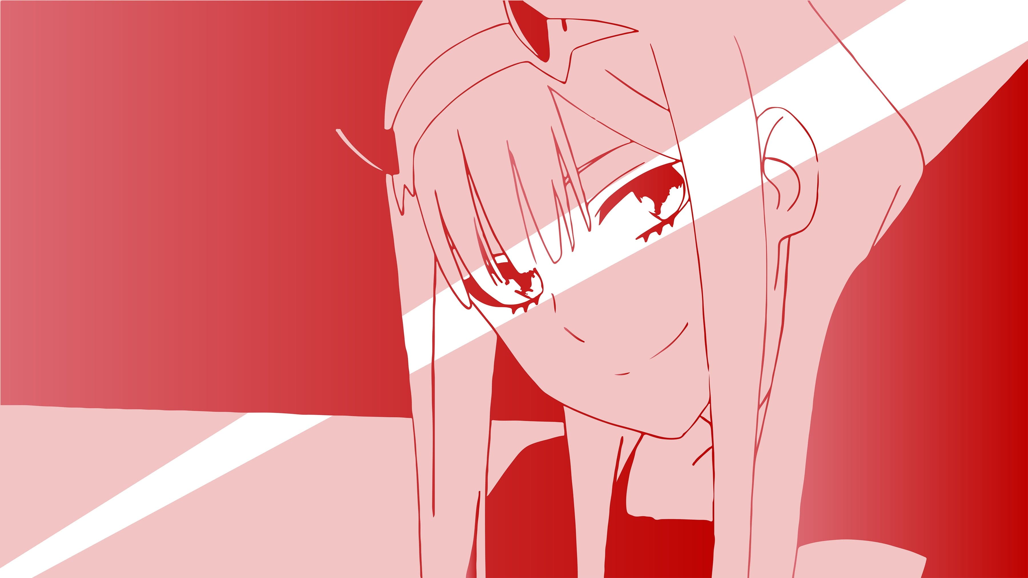 FRANXX 线稿插画背景